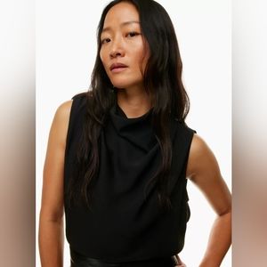 Babaton Carter Blouse in Black, Size M